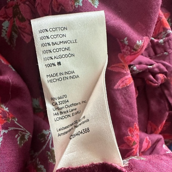 Free People Amanda Ruffle Floral Wrap Top- New With Flaw - Picture 11 of 11